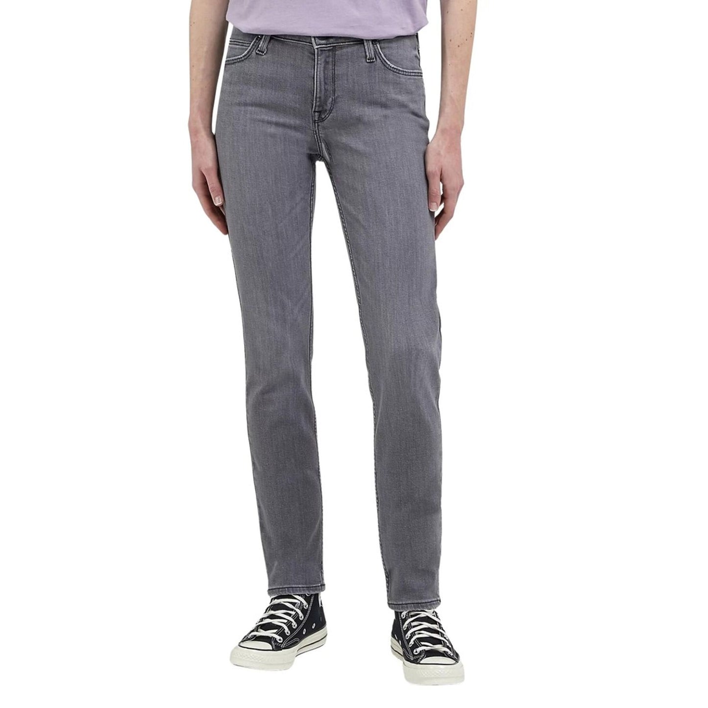 Lee women jeans in grey color, suitable for women, featuring a stylish and modern fit.