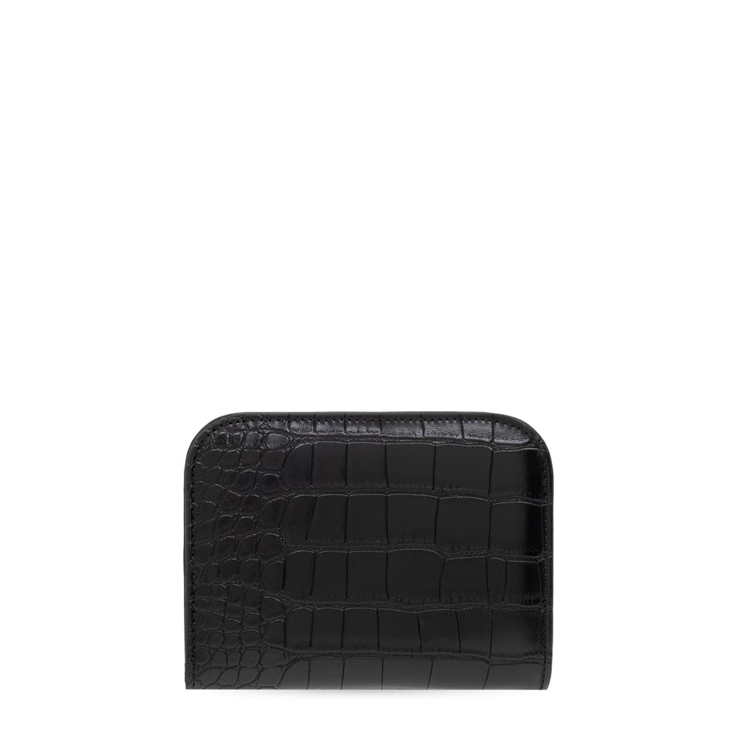 Versace jeans wallets for women in black synthetic material with a zip fastening.