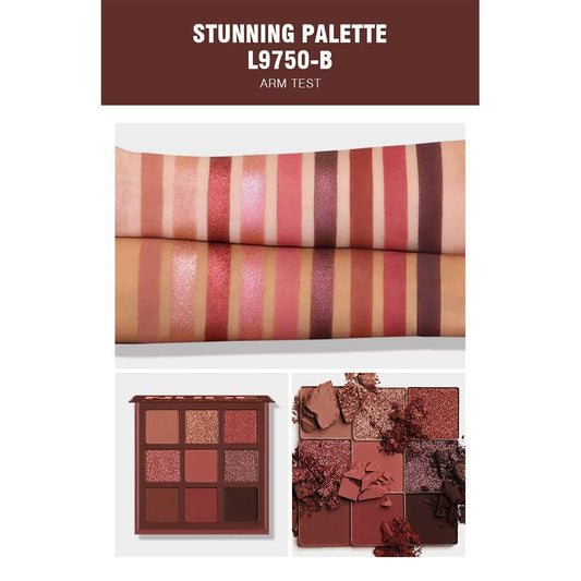 Colorful Eyeshadow Palette High Pigmented Makeup Palette Matte and Shimmer Glitter Eyeshadow Waterproof Long Lasting Eye Shadow Palette 06#