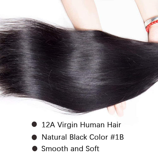 Human Hair Bundles Straight 38 Inch