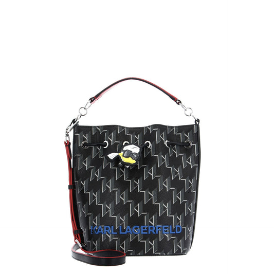 Karl Lagerfeld handbags for women, stylish bucket bag with iconic logo and unique design, perfect for Spring/Summer collection.