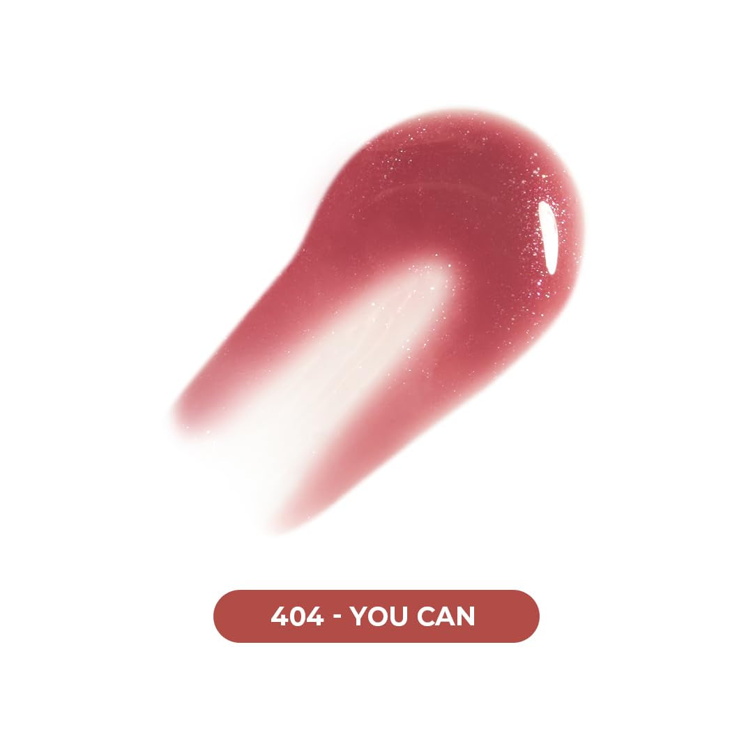 Dazzle Glow Crystal Clear Lip Gloss - Hydrating Lip Gloss - Non Sticky - Colored - Moisturizing - №404 You Can