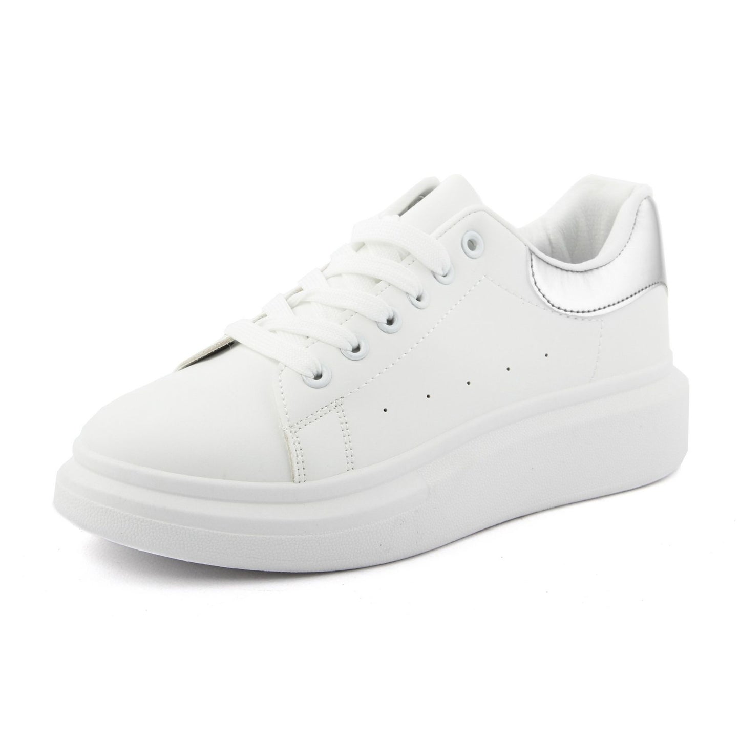 Fashion Attitude Sneakers for women in white with silver detailing, perfect for Spring/Summer collection.