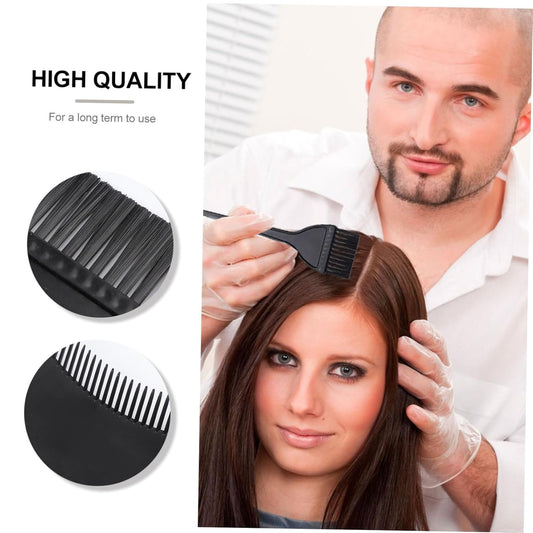 Set Hair Color Board Brush Hair Coloring Tools Hair Tint Tool Hair Color Applicator Brush Hair Coloring Brush Hair Dying Board Hair Tinting Brush Hair Color Brush Hair Dye Plastic, Black