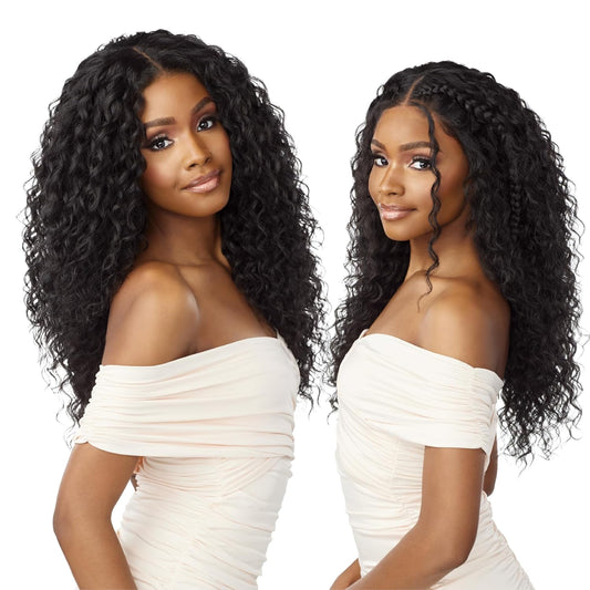 What Lace 13X6 Wigs - Perla Lacefrontal Hand Tied Glueless Synthetic with Natural Density Preplucked Hairline (BALAYAGECOPPER)