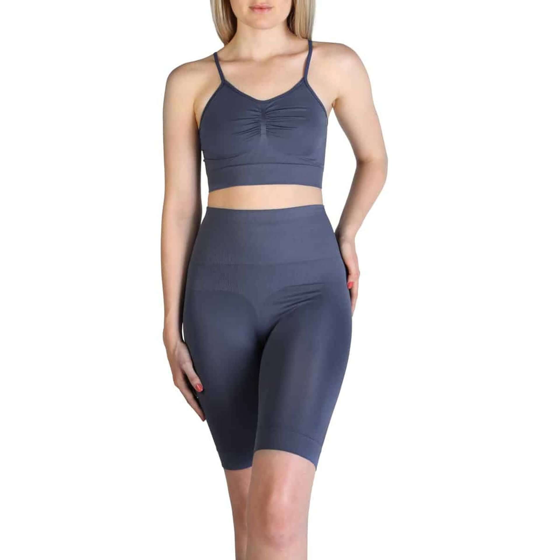Bodyboo Shaping underwear, women's shaping shorts in dark gray, made of elastane and polyamide.