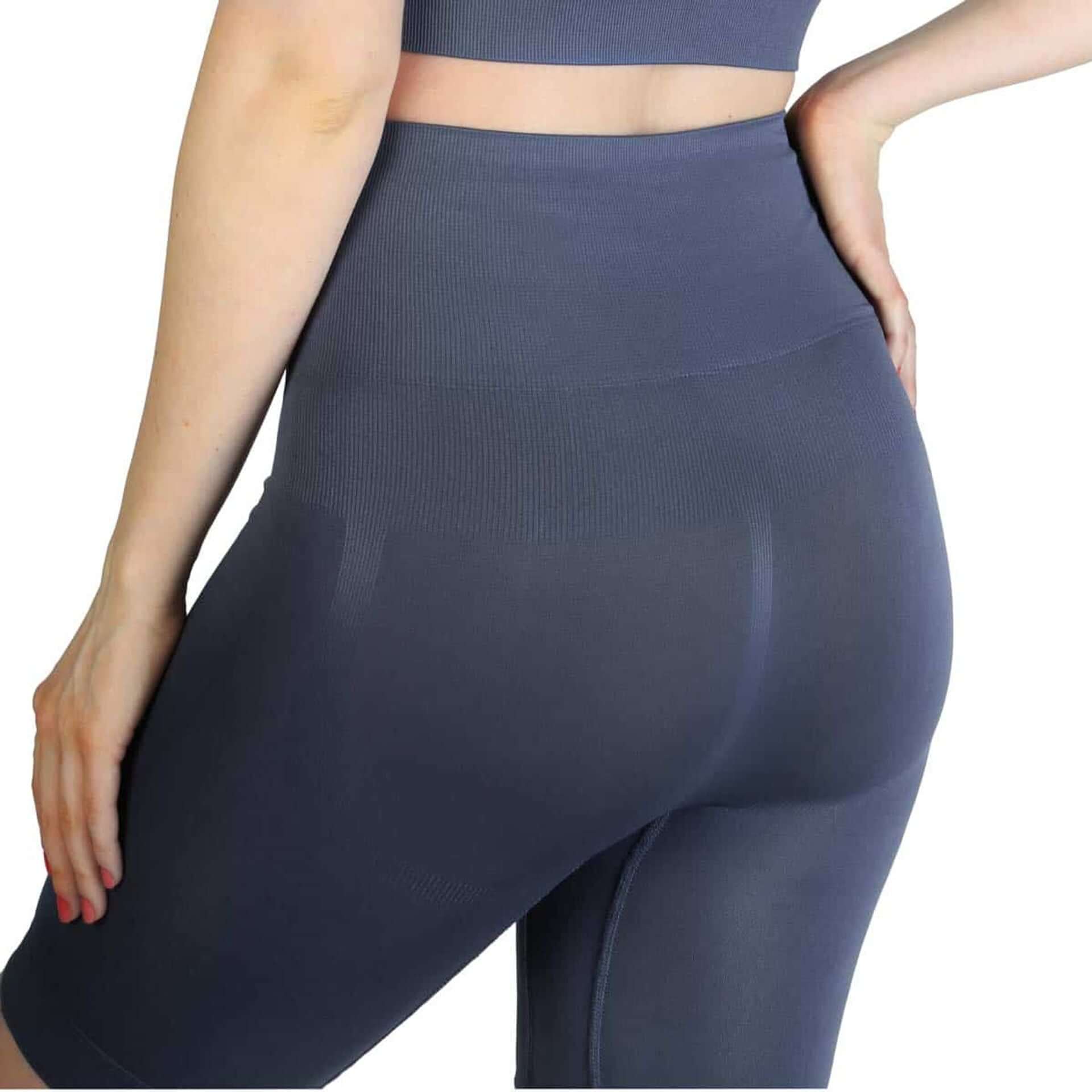 Woman in Bodyboo Shaping underwear showcasing the shaping shorts from the back, highlighting comfort and fit.