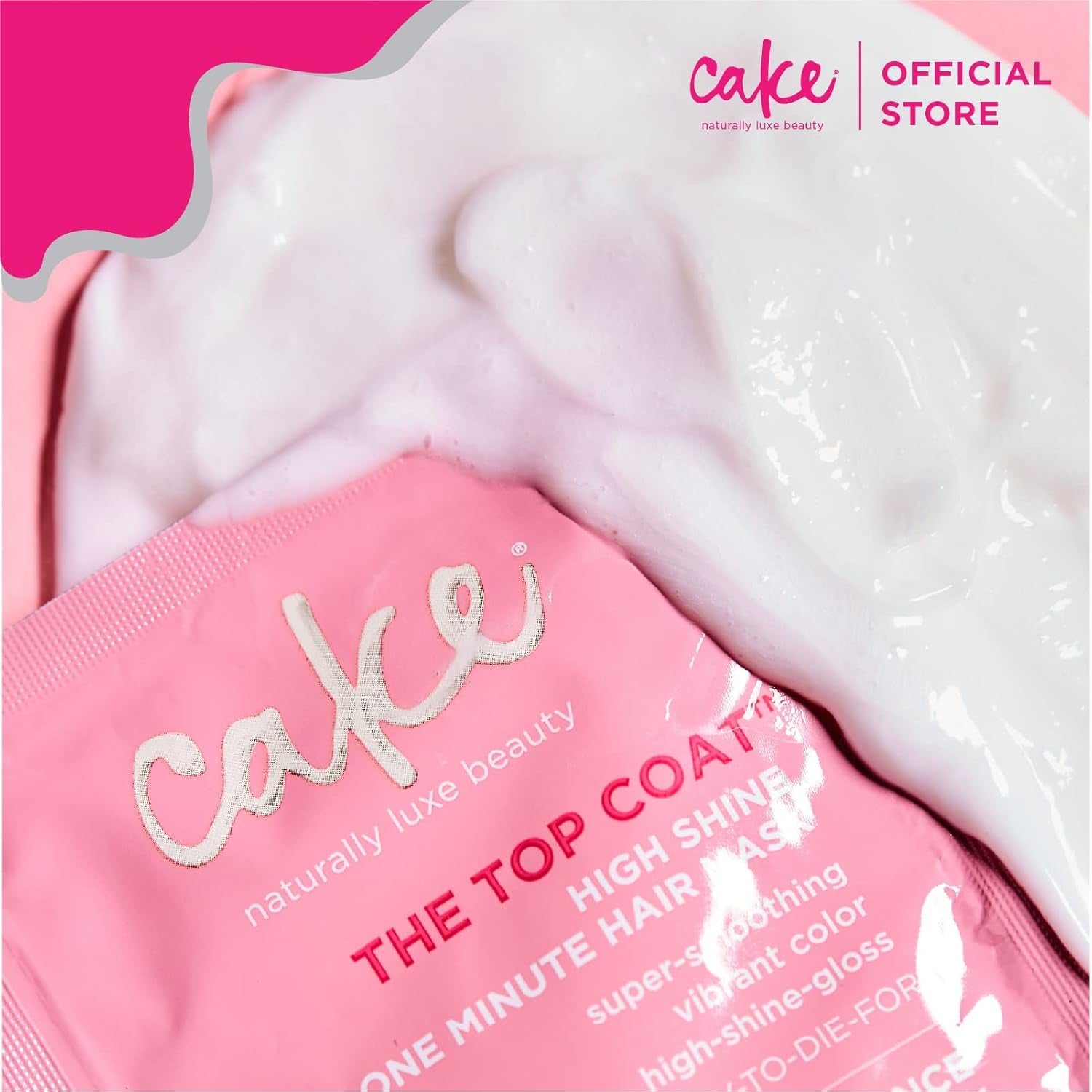 the Top Coat One Minute High Shine Hair Mask, 1.76 Ounce