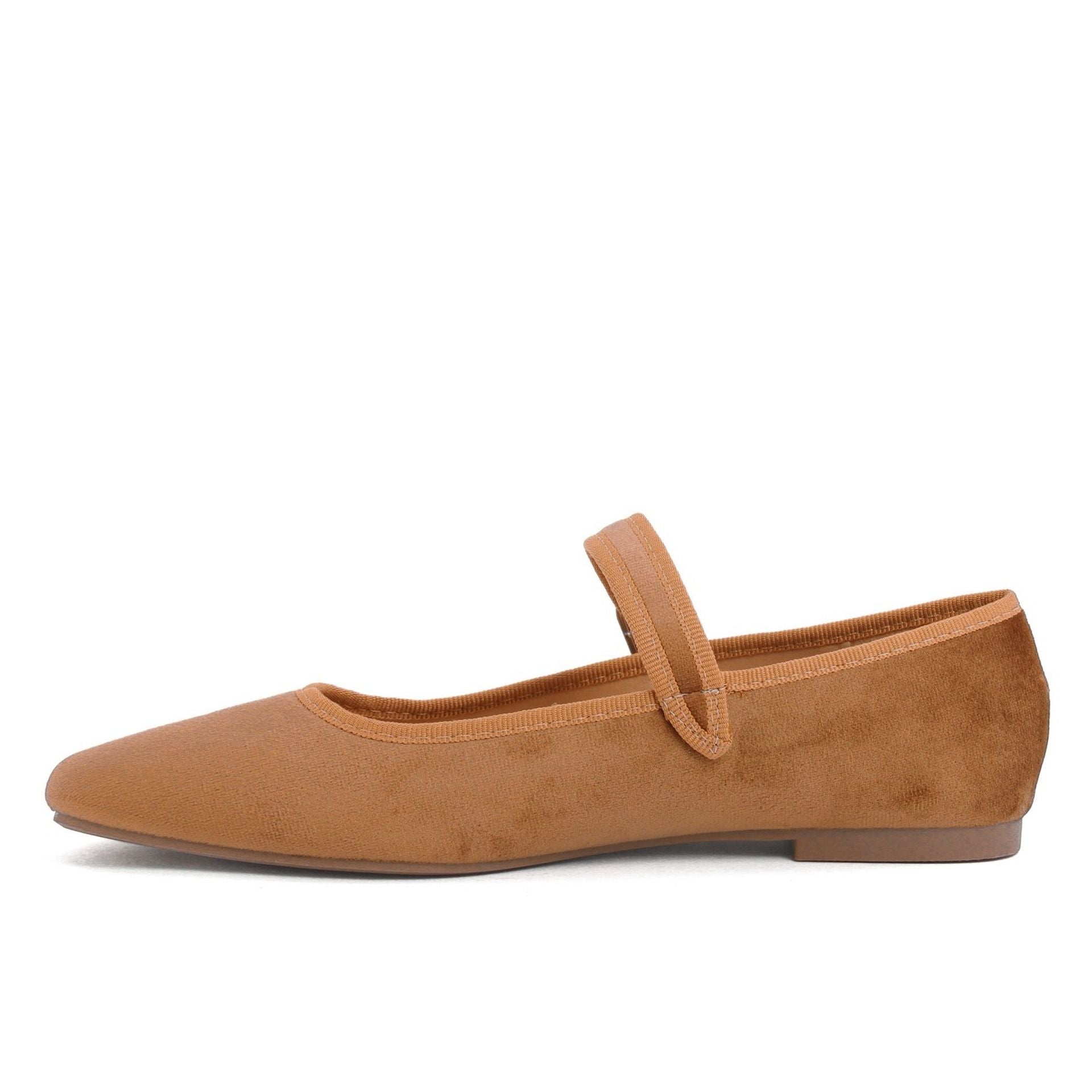 Fashion Attitude Ballet flats in brown, stylish fashion ballet flats for women with a comfortable design.