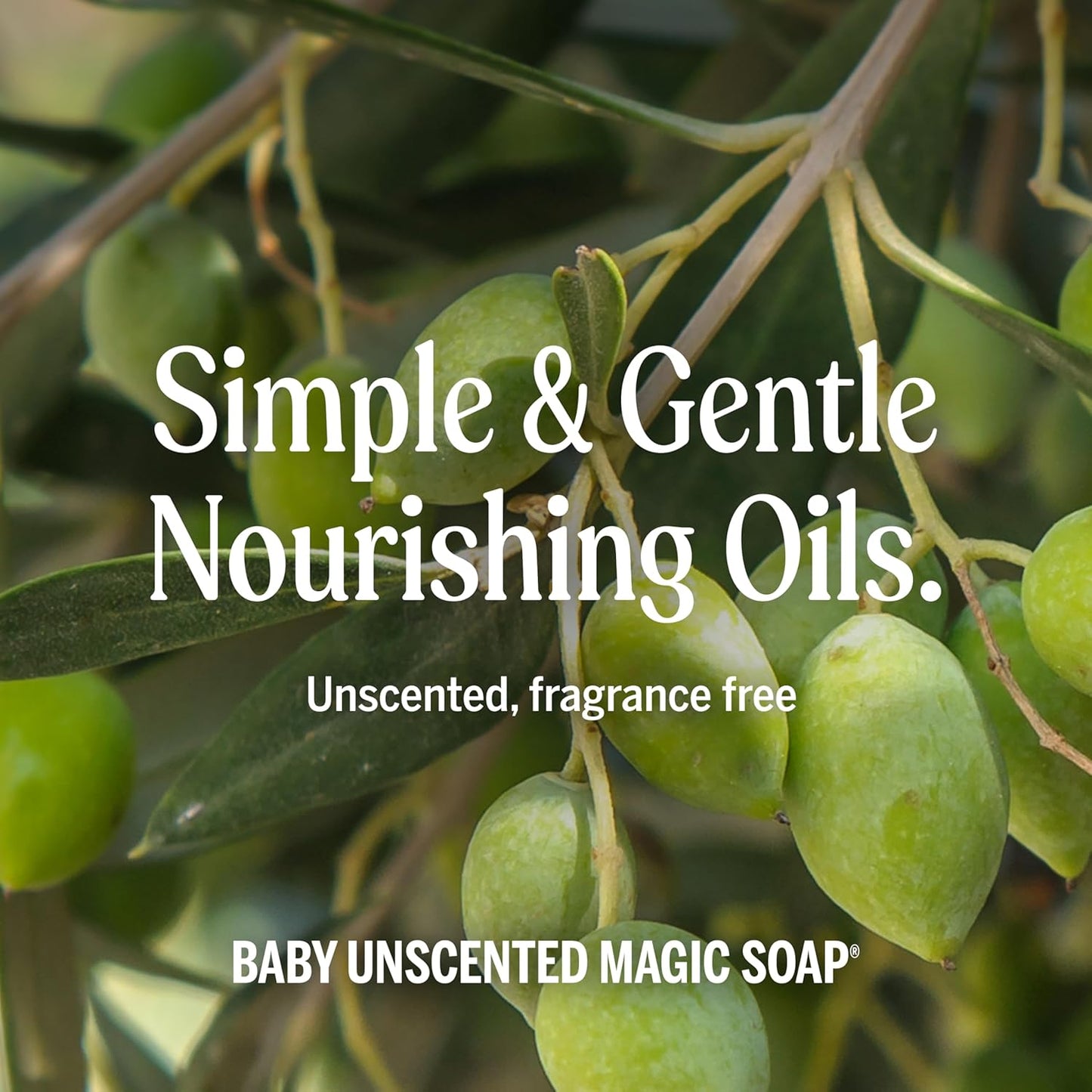 Pure-Castile Magic Soap Liquid (Baby Unscented, 32 Ounce) – Made with Regenerative Organic Certified Oils – for Sensitive Skin, Babies, Face, Hair, Laundry, Dishes, Hand Soap & Body Wash