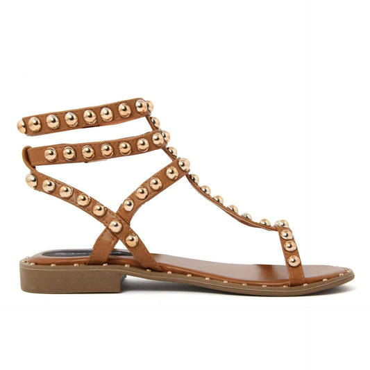 Fashion Attitude Sandals with studs and ankle strap, perfect for spring/summer collection for women.