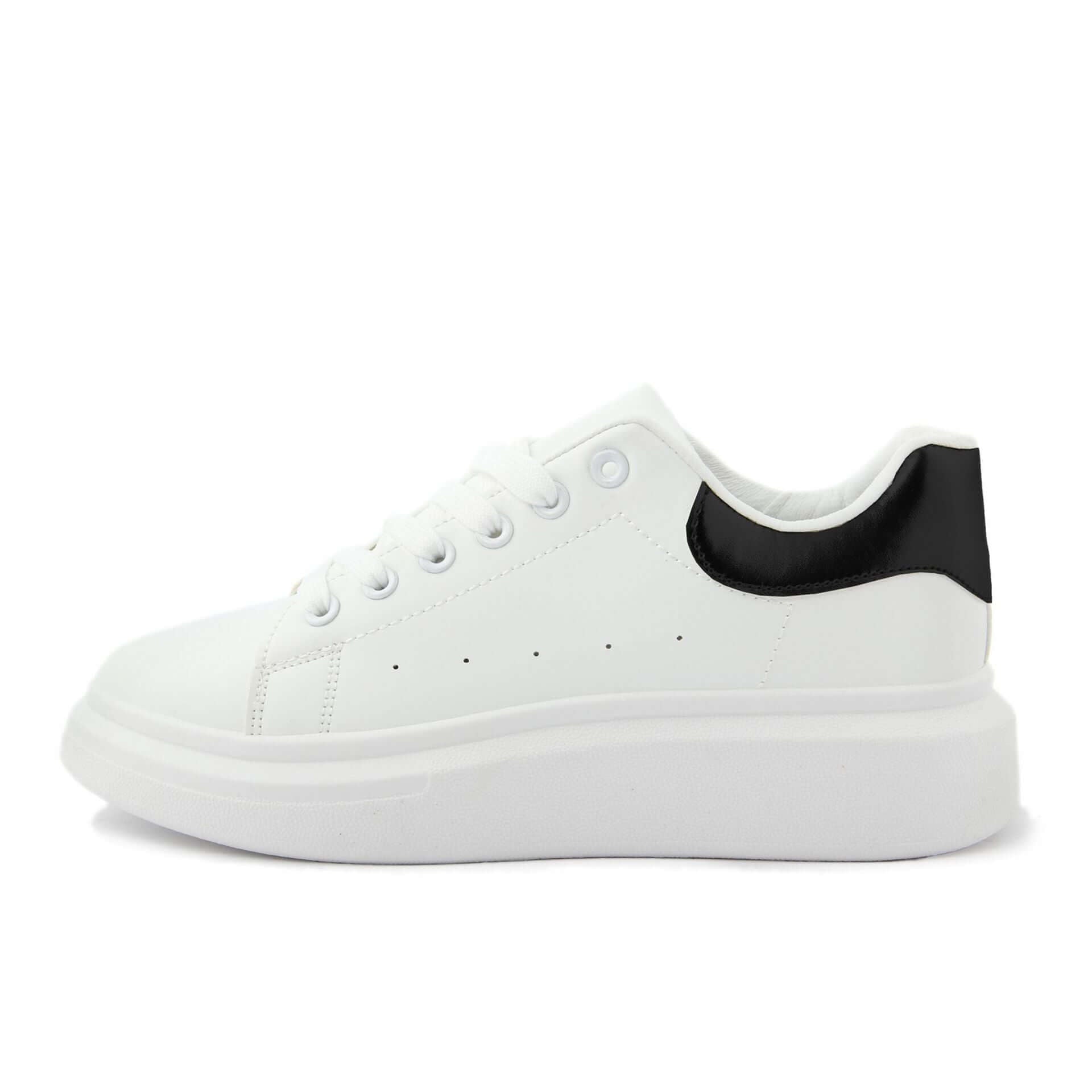Fashion Attitude Sneakers featuring synthetic leather upper and rubber sole with metallic eyelets.