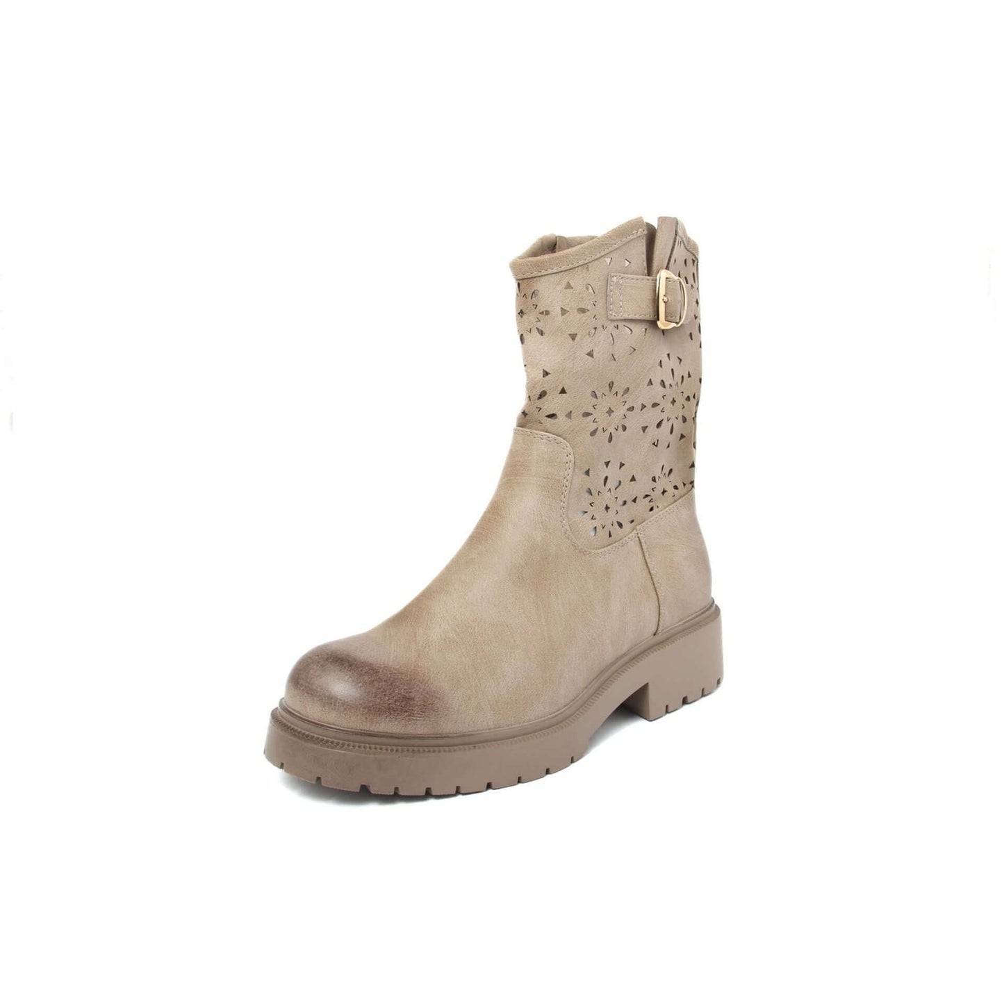 Fashion Attitude Ankle boots with a stylish design, featuring synthetic upper, buckle detail, and rubber sole.
